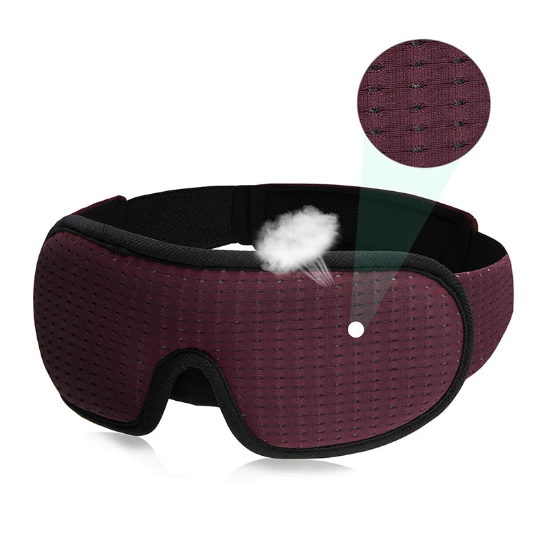 3D Sleeping Mask Block Out Light Soft Padded Sleep Mask For Eyes