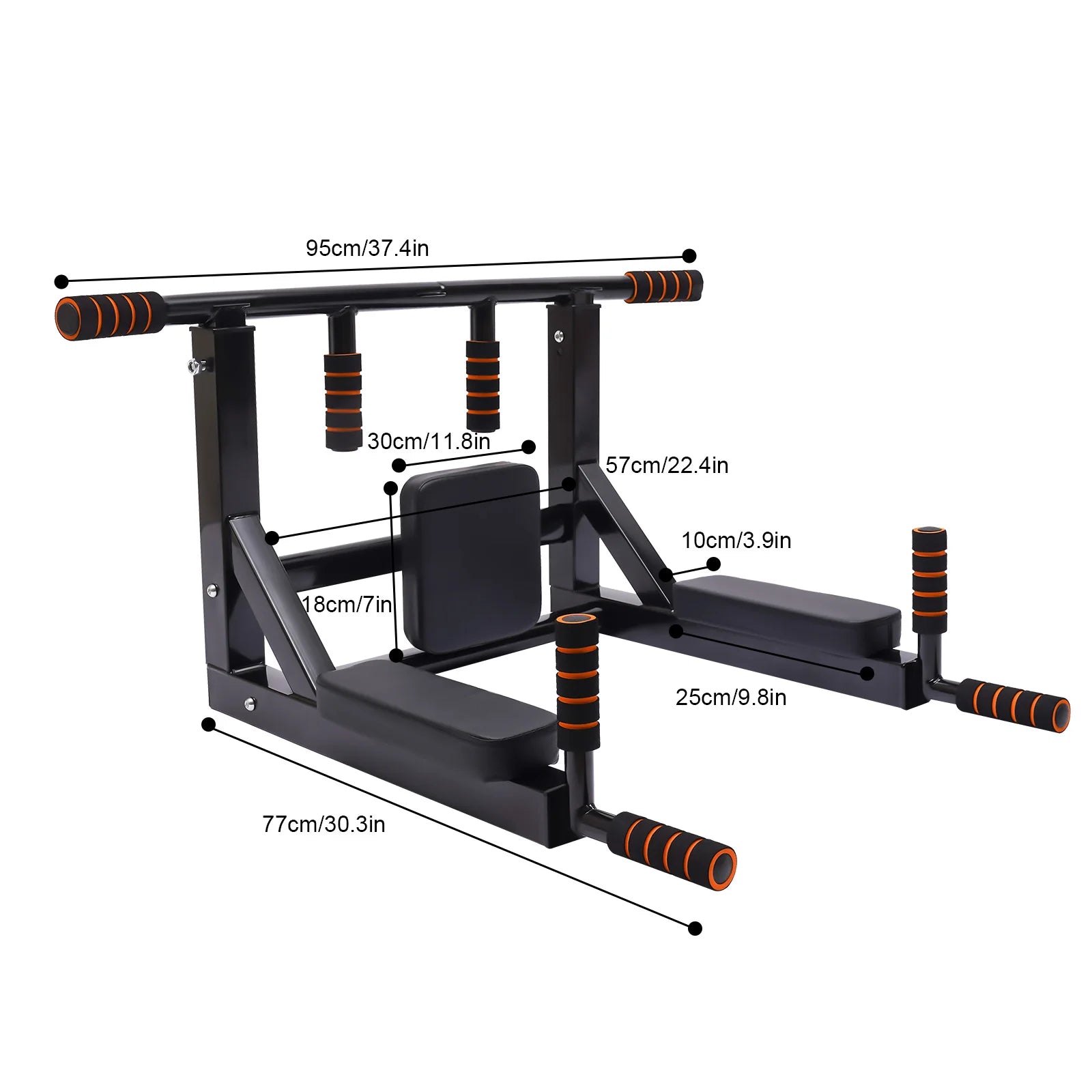 Wall Mounted Pull Up Bar Chin Up bar