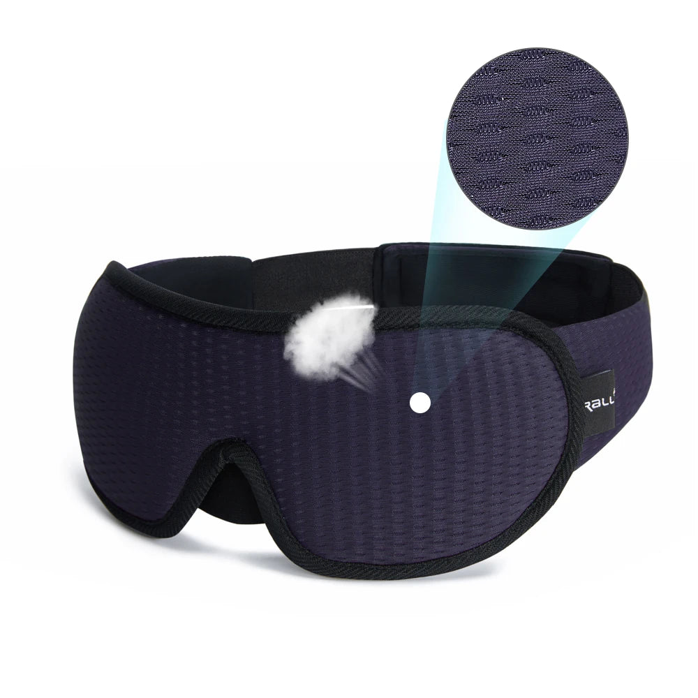 3D Sleeping Mask Block Out Light Soft Padded Sleep Mask For Eyes