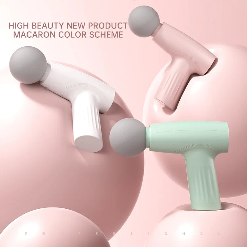 Mini Pink Muscle  Massage Gun Deep Tissue Handheld