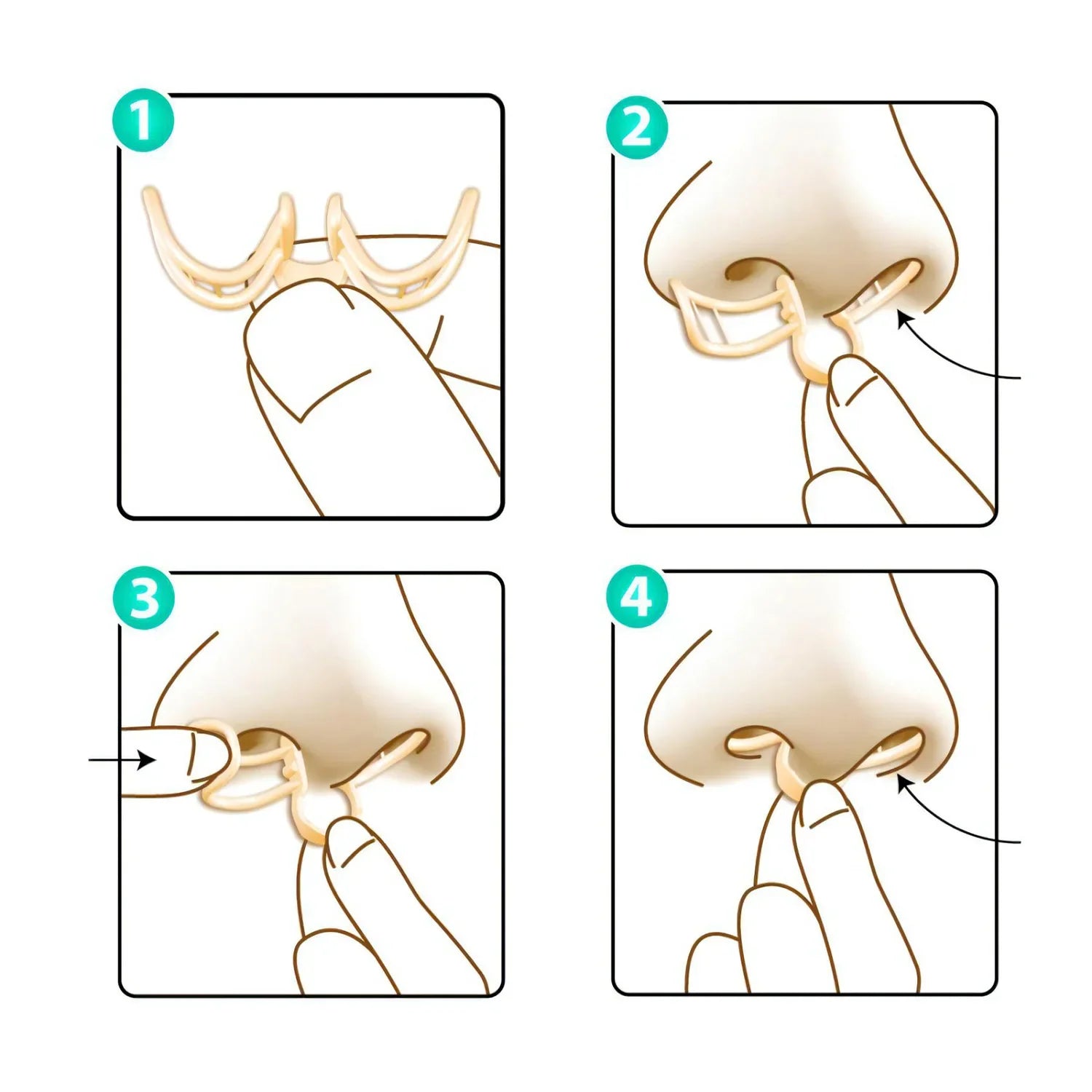 Anti Snoring Devices Silicone Nose Clip