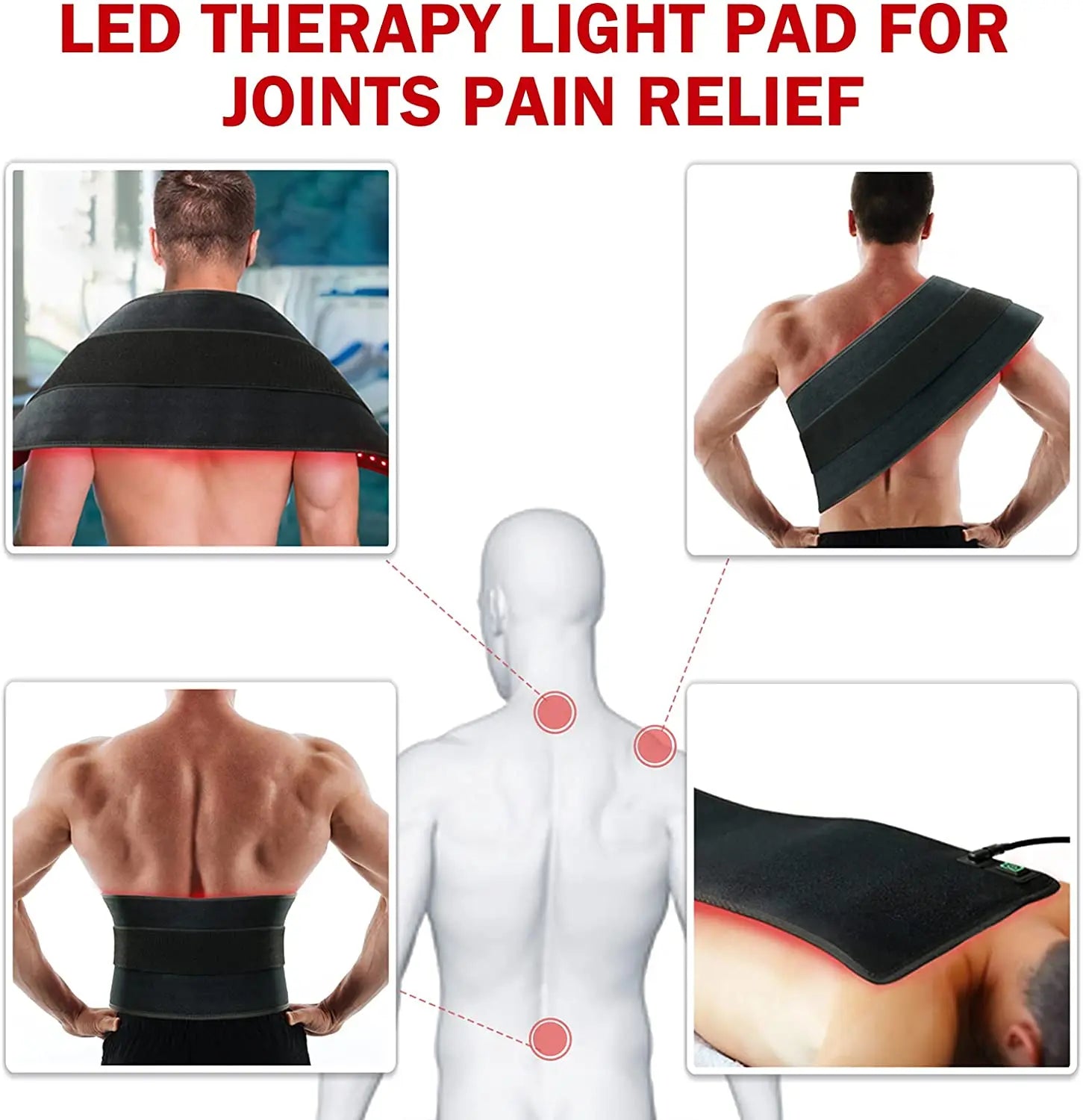 Red＆Infrared Therapy Belt Body Wearable Wrap