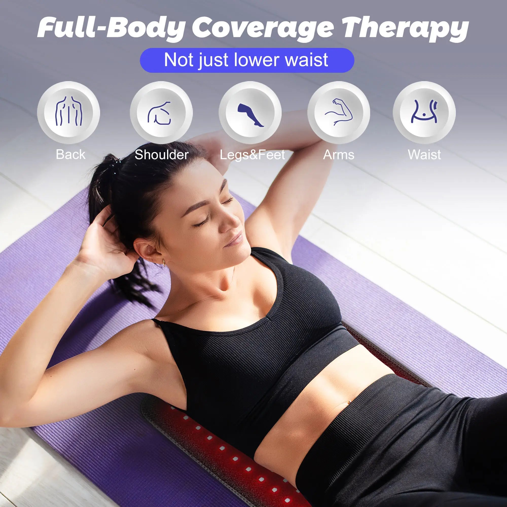Red＆Infrared Therapy Belt Body Wearable Wrap