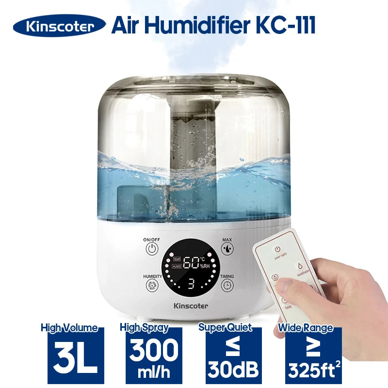 KINSCOTER 3L Air Humidifier Aroma Diffuser