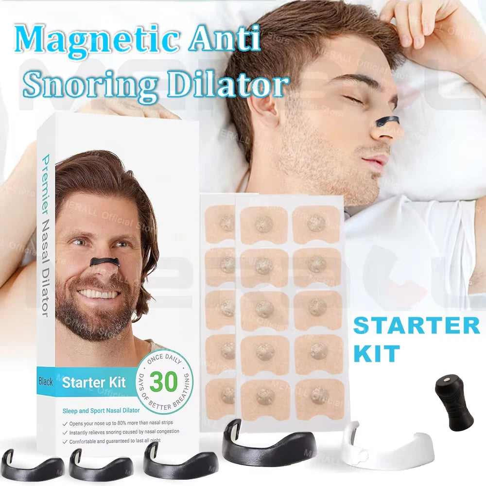 Magnetic Nasal Breathing Nose Dilators Starter Kit