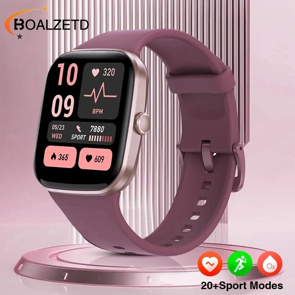 GPS Sports Smartwatch - Bluetooth Call & Fitness Tracker
