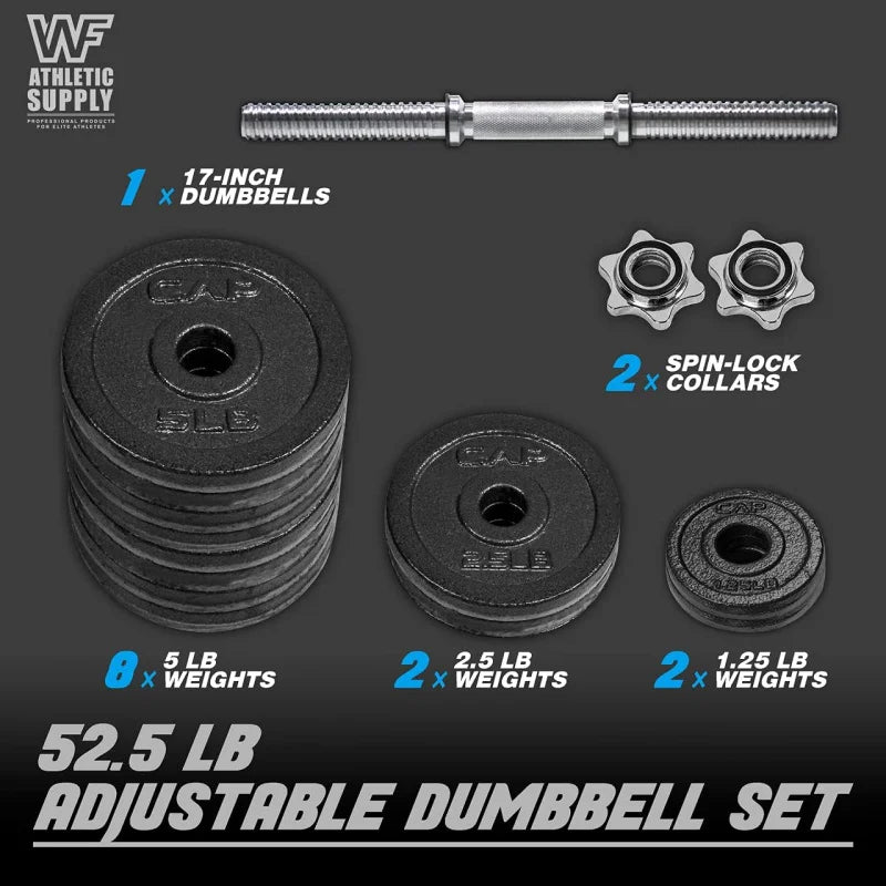 AQCAPHAUS Adjustable Dumbbells