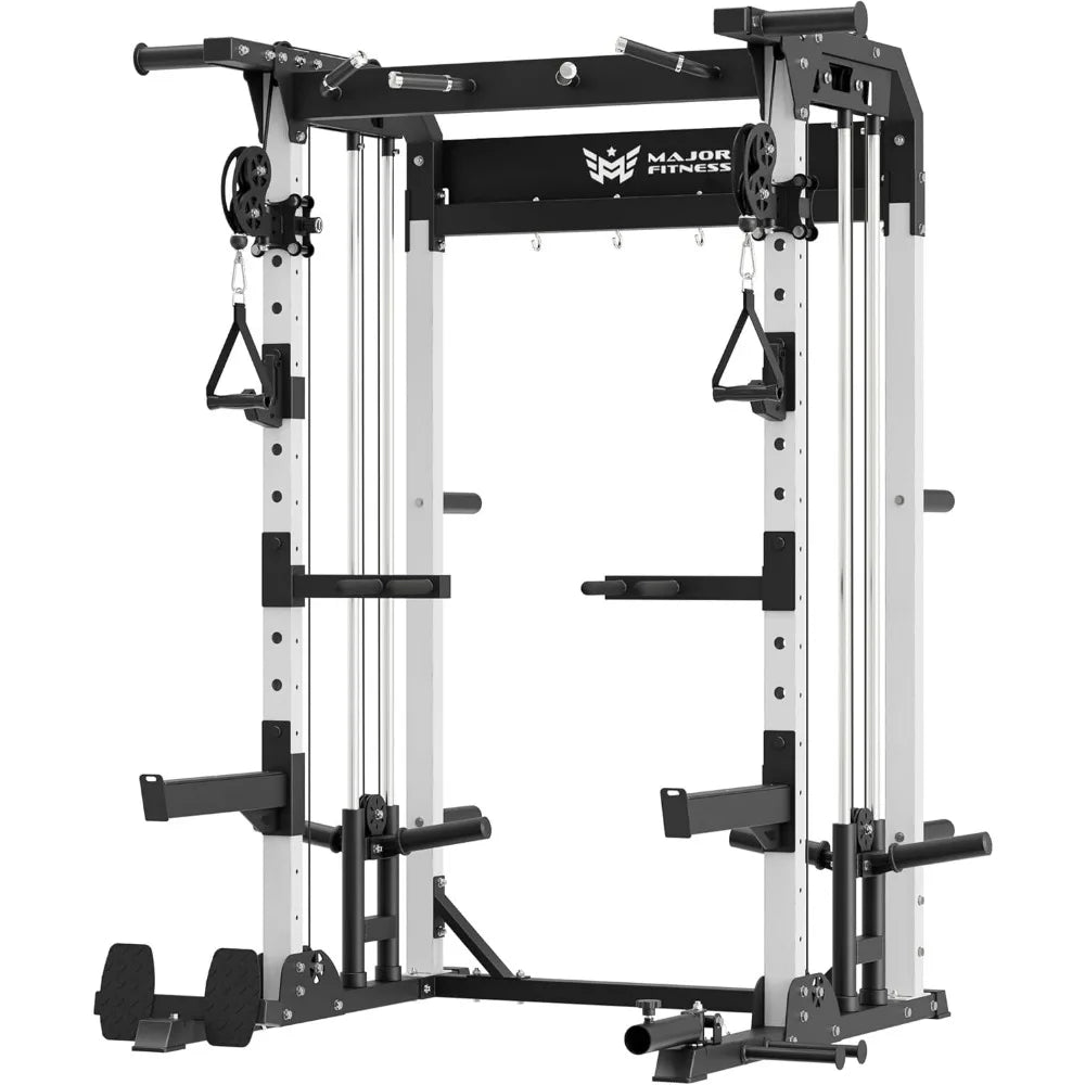 Heavy-duty power rack designed for home gyms Ideal for squats