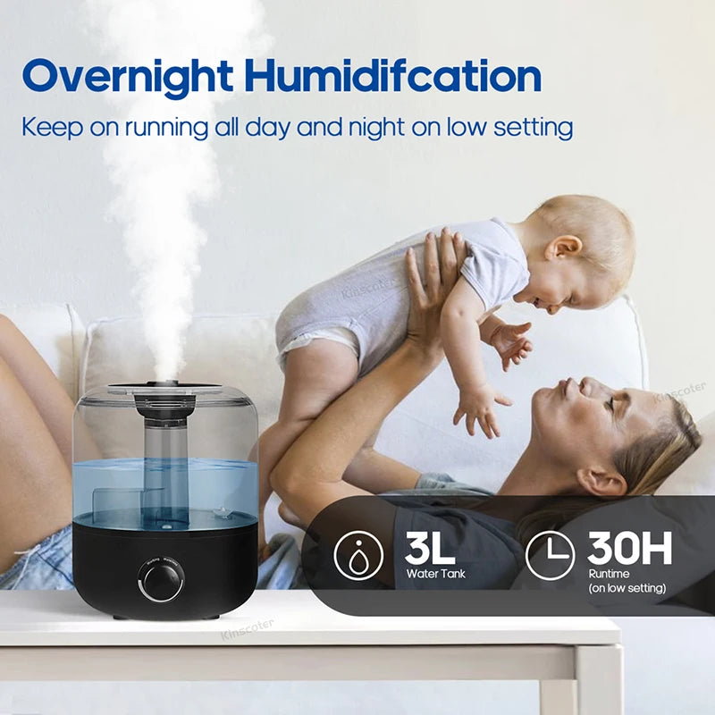 KINSCOTER 3L Air Humidifier Aroma Diffuser