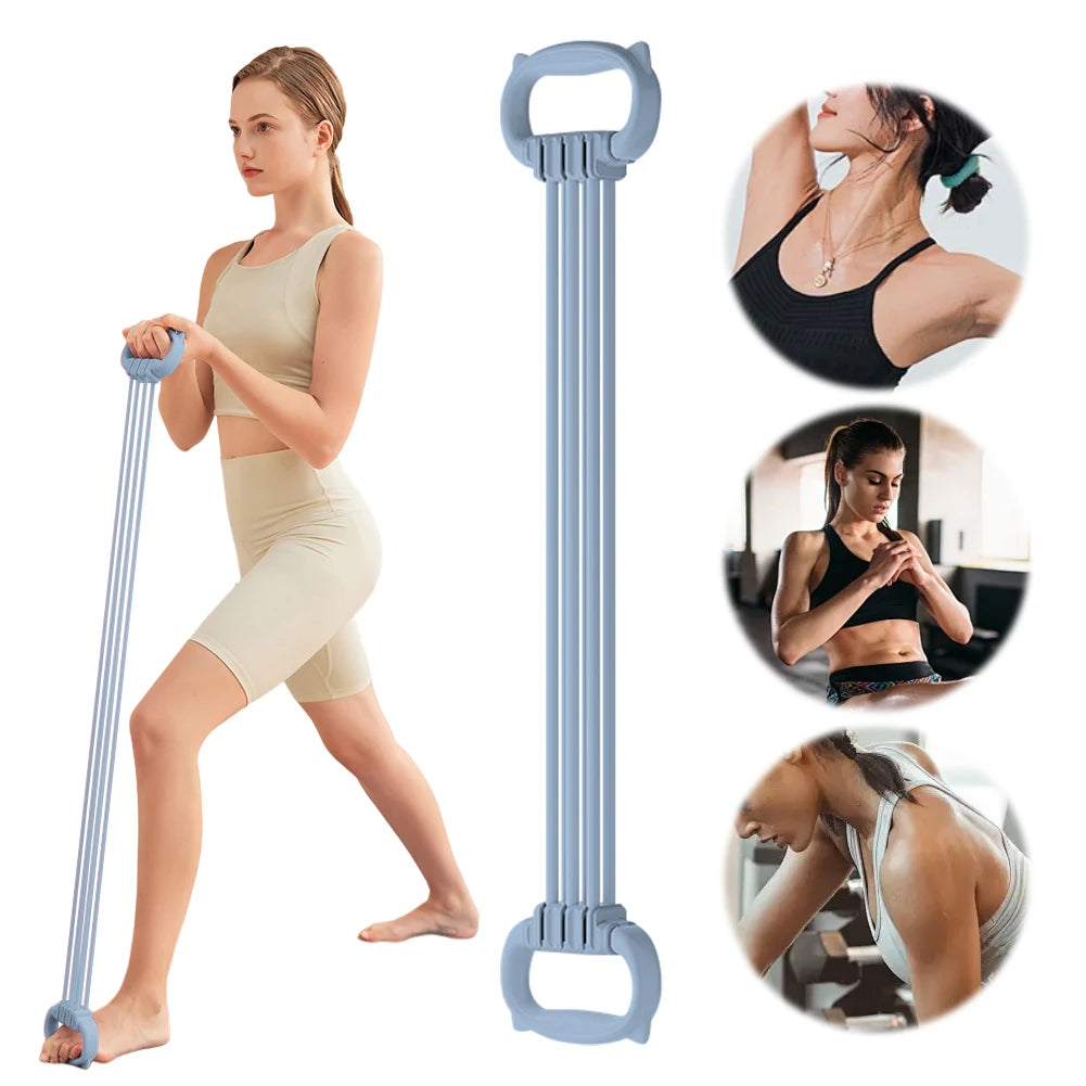 Stretch Strap Yoga 8-Figure Tensioner Elastic Belt Pull Rope