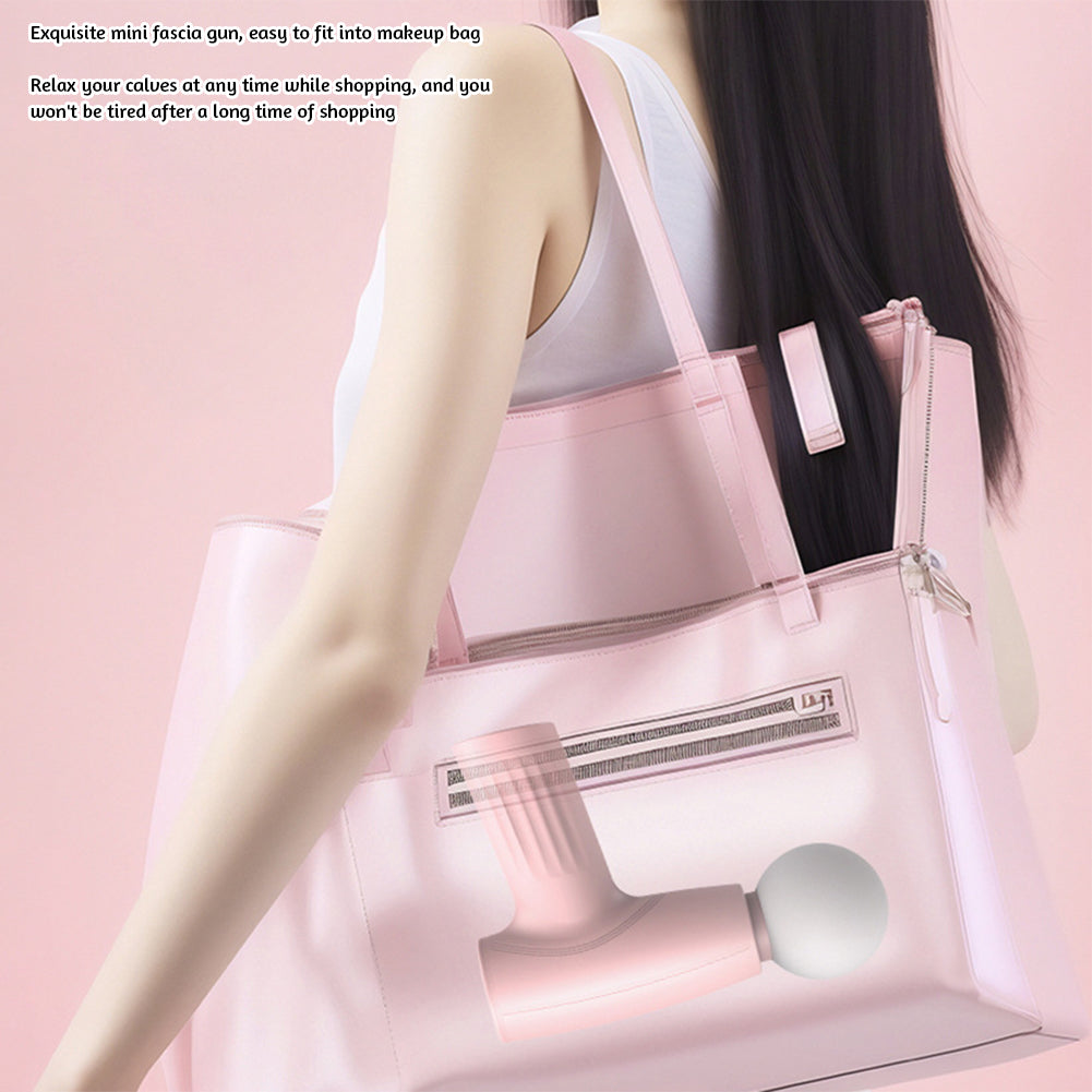 Mini Pink Muscle  Massage Gun Deep Tissue Handheld