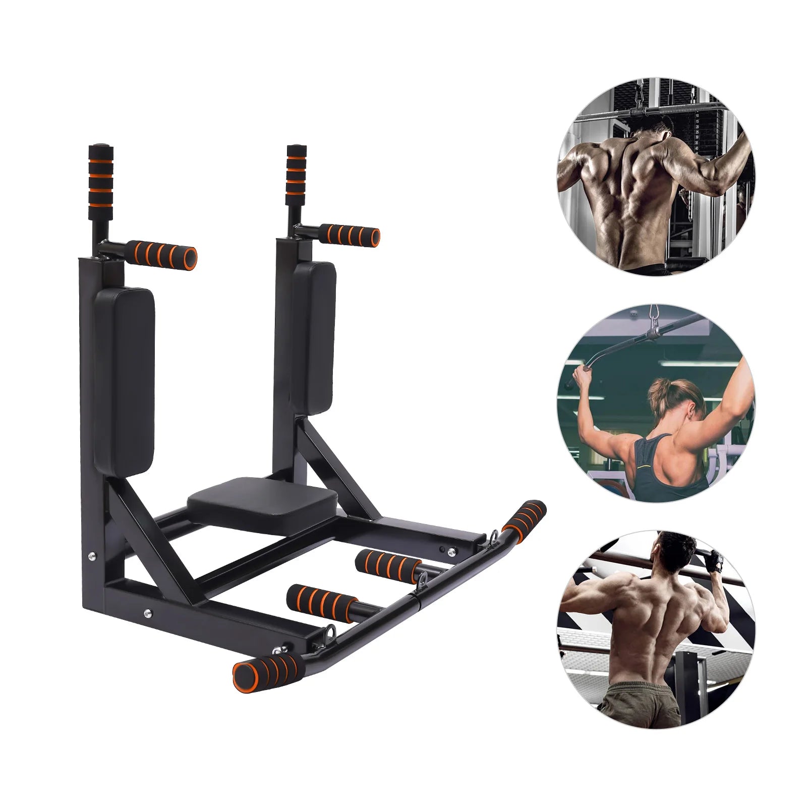 Wall Mounted Pull Up Bar Chin Up bar