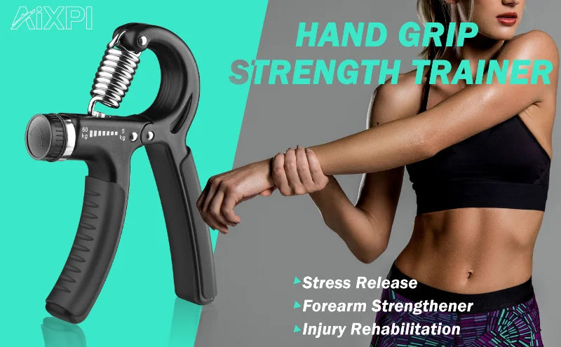 Hand Grip Strengthener Gym Equipment Gripper Forearm Exerciser Grips Exercise Hands And Fingers