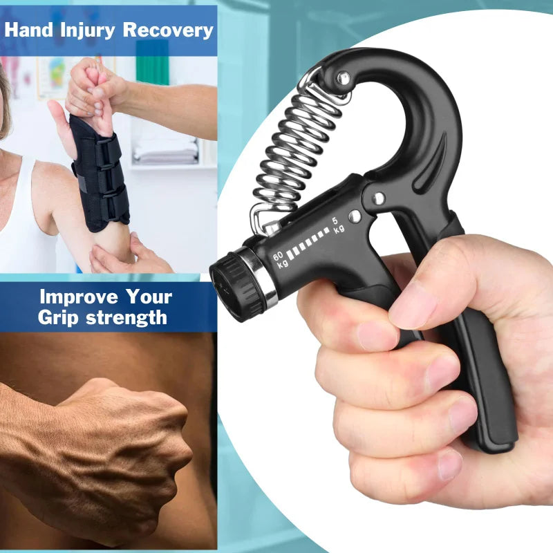 Hand Grip Strengthener Gym Equipment Gripper Forearm Exerciser Grips Exercise Hands And Fingers