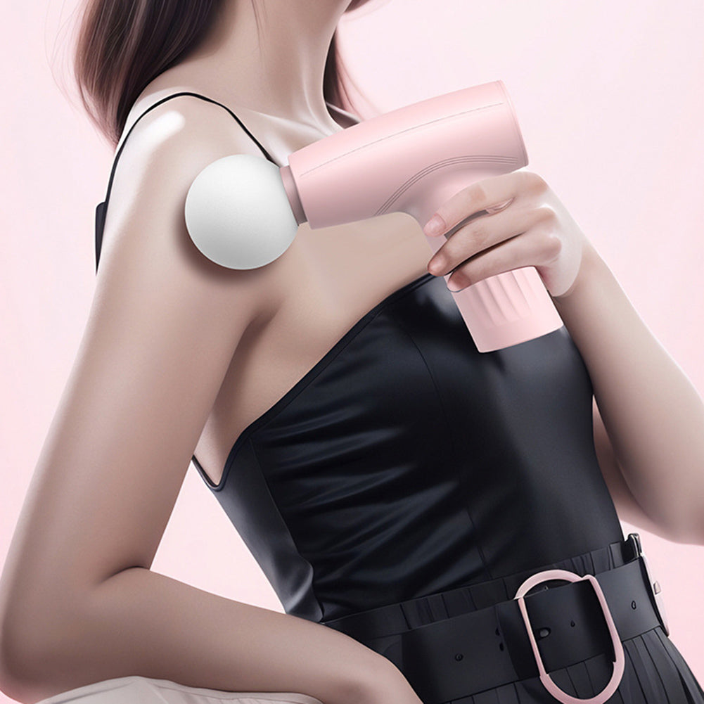 Mini Pink Muscle  Massage Gun Deep Tissue Handheld