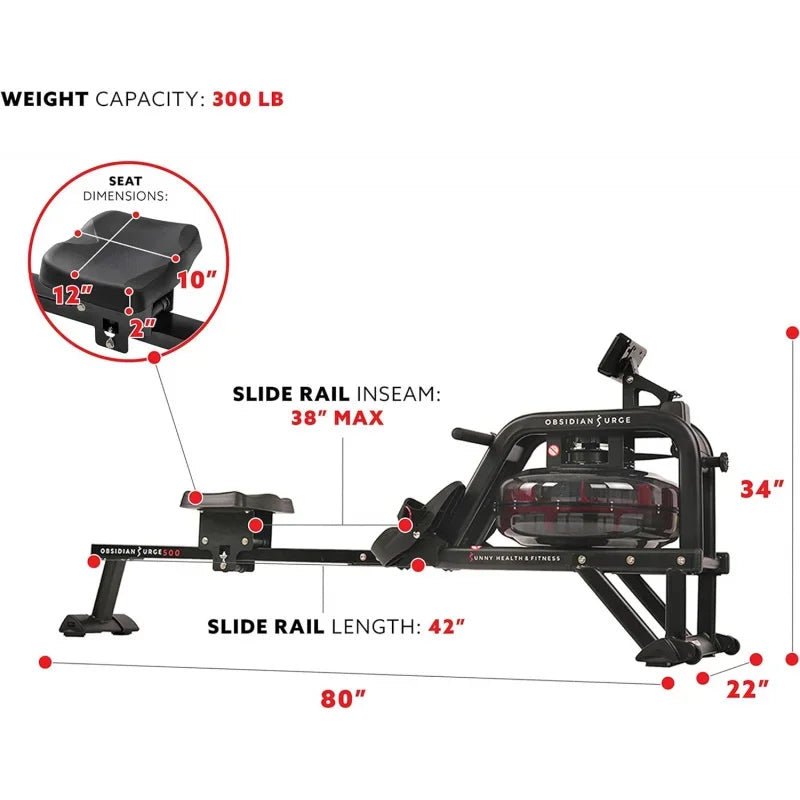 Indoor Exercise Plus Optional Connected Fitness with SunnyFit® App