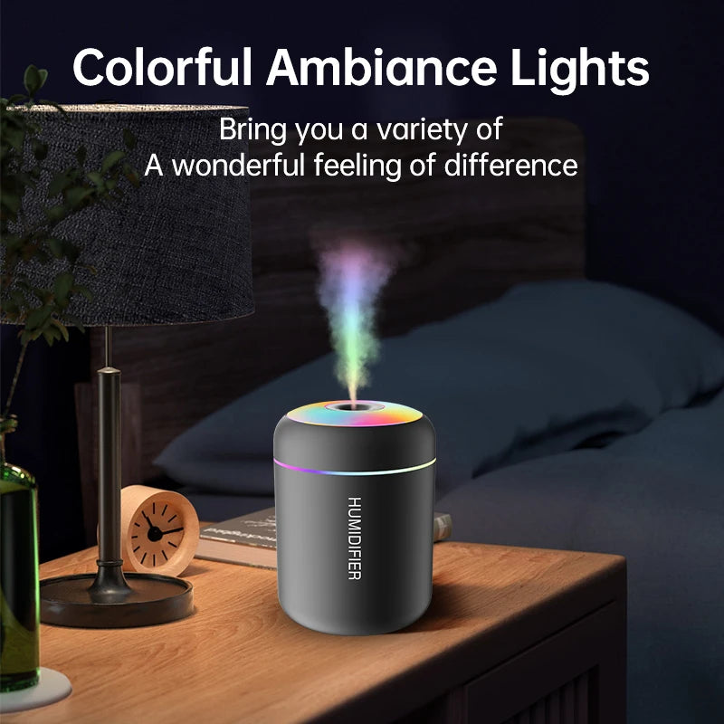 Mini Air Humidifier with USB Electric Aroma Diffuser