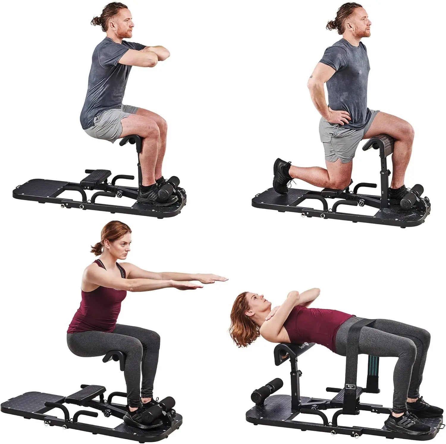 Premium Squat & Glute Machine Workout Equipment