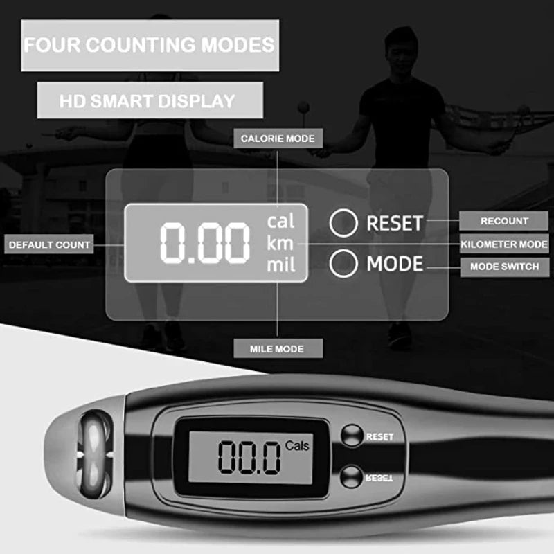 Digital Wireless Calorie Counter Skip Rope Sport