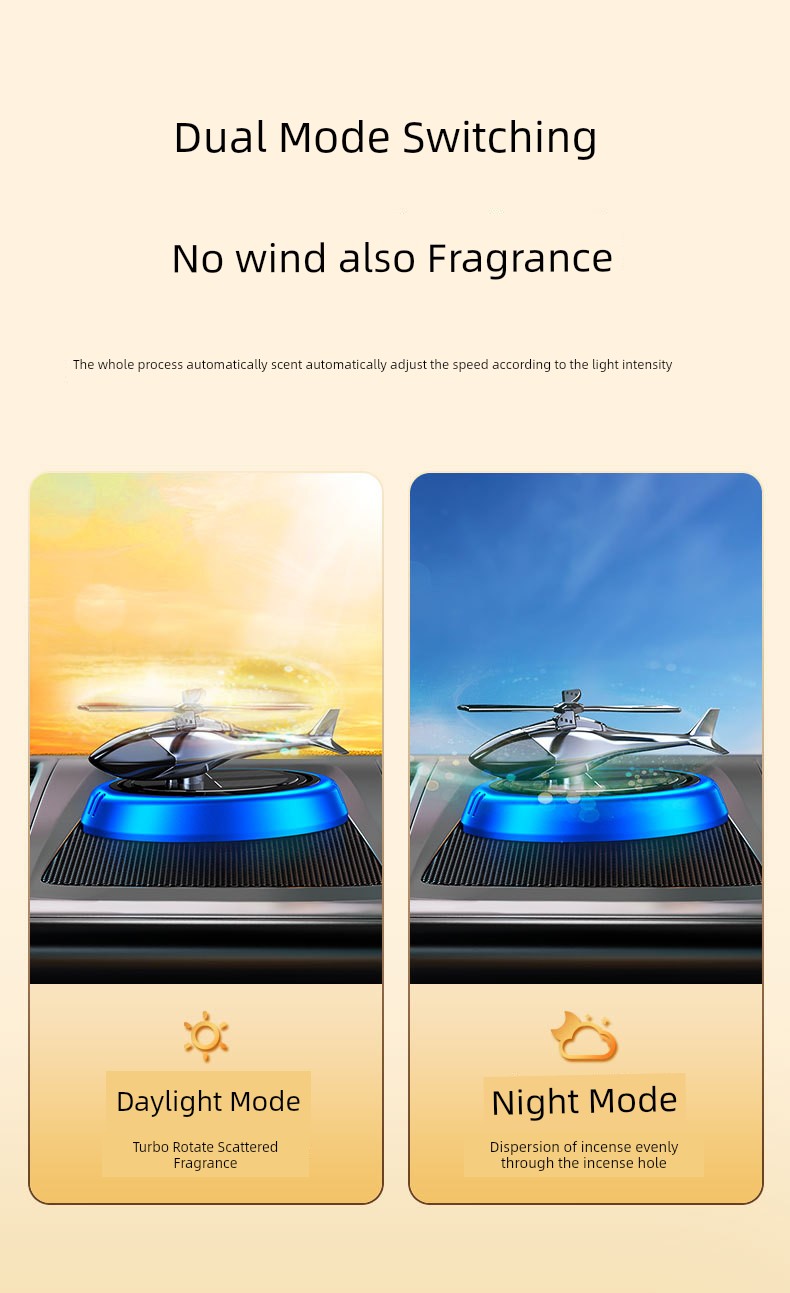 Car Essential Oil Car Solar Aircraft Decoration