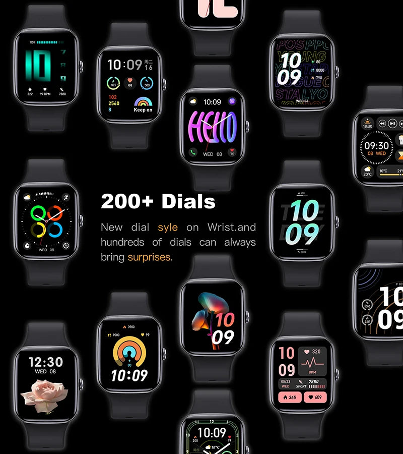 GPS Sports Smartwatch - Bluetooth Call & Fitness Tracker